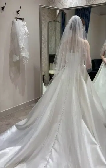 2.5m 무지 웨딩 베일 Authentique 오센틱