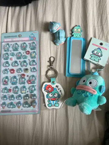 한교동 봉제 인형 키링 씰 가챠가챠 세트 하카타 한정판 포함