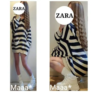 추천 상품 ZARA  오버 사이즈 니트 후드티