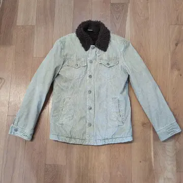 abx 보아 카라 부착 코듀로이 자켓