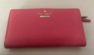 케이트 스페이드 핑크 접이식 지갑