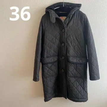 트래디셔널 웨더웨어 롱 코트 퀼팅 코트