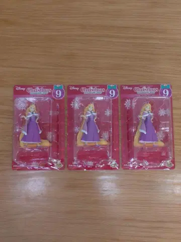크리스마스 오너먼트 복권 라푼젤 3체