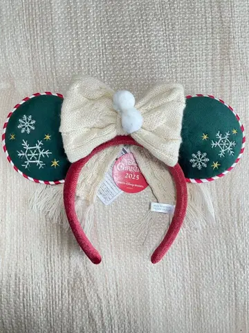 디즈니 크리스마스 2025 머리띠 택 포함 새상품