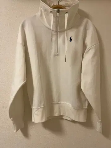 POLO 랄프 로렌 하프 지퍼 트레이닝복 화이트