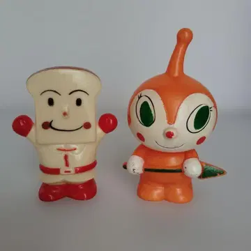 호빵맨 소프트 비닐 피푸 인형 피규어 레트로 당시 제품