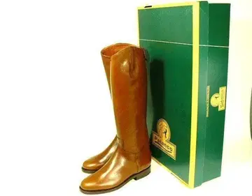 PALANCO 백 지퍼 자키 부츠 23.0cm L/BR