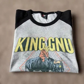 King Gnu 래글런 T셔츠 S사이즈