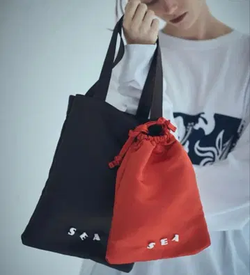 SEA 토마토 복조리 백 파우치