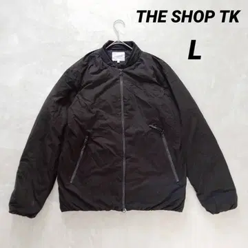 [더 샵 티케이] 블루종 점퍼 (L) 블랙 풀 집업 워셔블