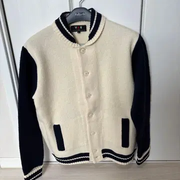 van 아이보리/네이비 가디건