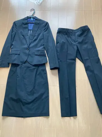 클리닝 완료 SUIT SELECT 블랙 수트 3세트