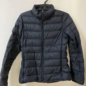 무인양품 블랙 다운 자켓