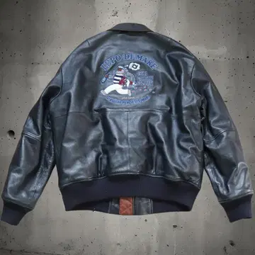 SINA COVA/시나코바 가죽 자켓 MA-1 플라이트 자켓