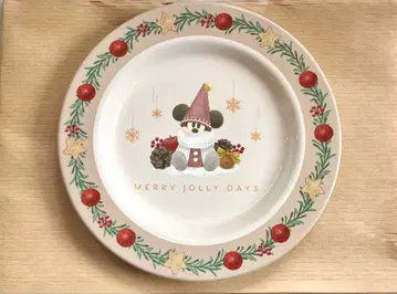 수베니어 플레이트 디즈니 크리스마스 리루린린