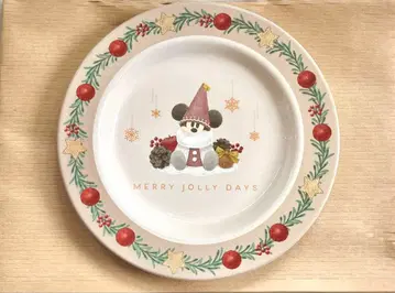 수베니어 플레이트 디즈니 크리스마스 리루린린