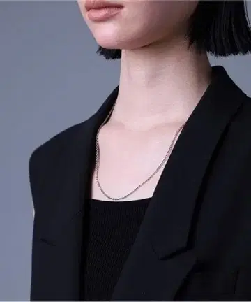 [ 새상품 ] LION HEART 'BASIC' 스몰 실버 체인 목걸이