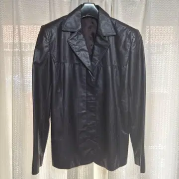 여성용 가죽 자켓 블랙