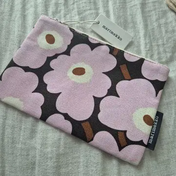 마리메꼬 미니 우니코 얇은 타입 화장품 파우치 꽃무늬