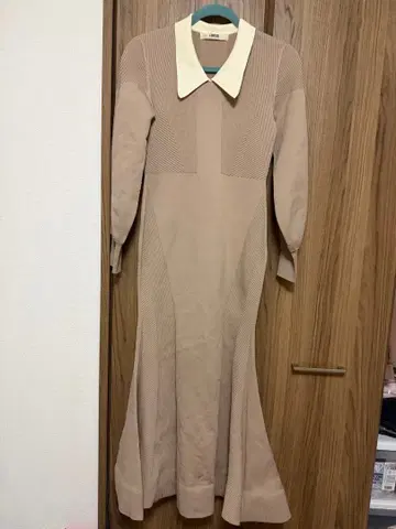 FURFUR 니트 머메이드 드레스