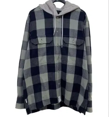 DESCENDANT Ron Herman 후드 플란넬 셔츠