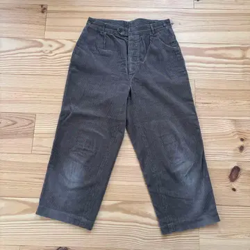 메종드소일 코듀로이 크롭 팬츠