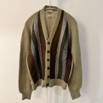 50s 60s 크라운 포인트 캘리포니아 울 가디건