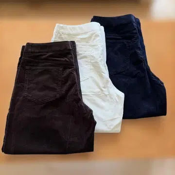 유니클로 코듀로이 팬츠 3XL 3장 세트 미사용 새상품