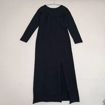 새상품급 시루무린 니트 원피스 백 오픈 레이스업 롱