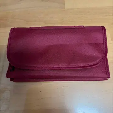 브러쉬 수납 파우치 버건디