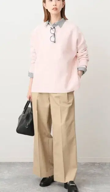 SLOBE IENA 코튼 더블 페이스 풀오버