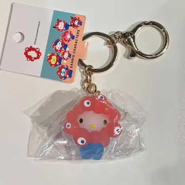 헬로 키티 산리오 미야쿠미야쿠 클리어 컬러 마스코트 키링