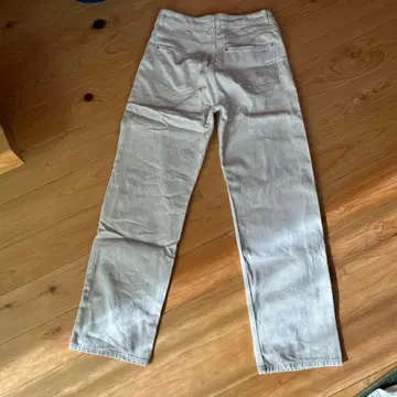 X-girl 화이트 스트레이트 데님