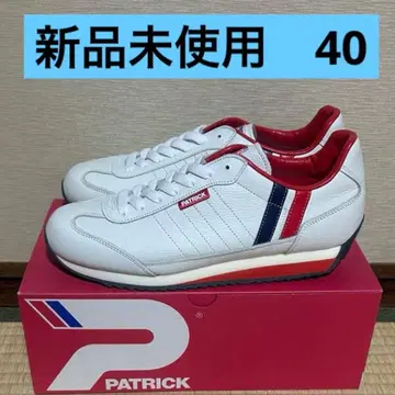 [ 미사용 새상품 ] PATRICK 스니커즈 마라톤 가죽 40 트리코롤