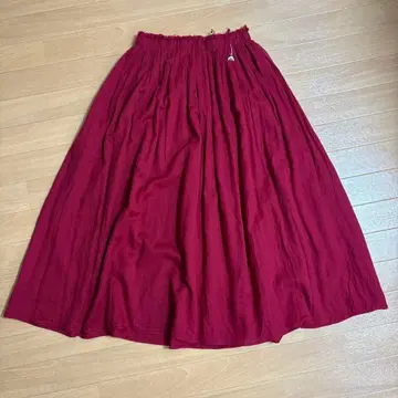 antipast 코튼론 롱 스커트 안티파스토 벌