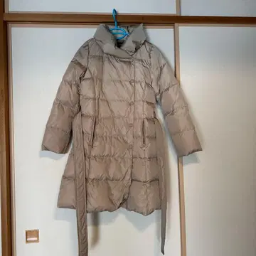 SHIPS 베이지 롱 다운 자켓