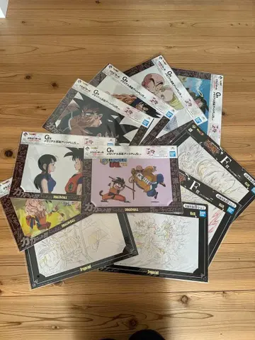 드래곤볼 제일복권 메모리얼 원화 아트 11장 세트