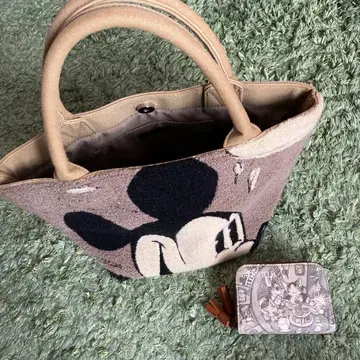 와치필드 카드 코인 케이스 LAZY SUSAN 미키 토트백 세트