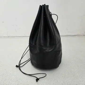 양호 비카시 숄더백 복조리 가죽 천연 가죽 미니백 블랙