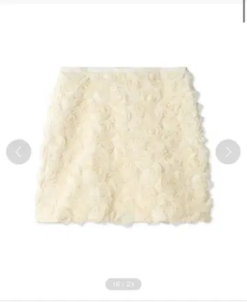 L.B CANDY STOCKA 라인 비쥬 미니 스커트