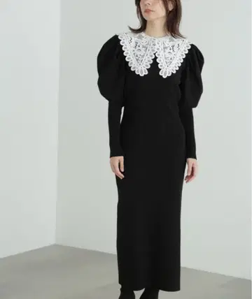 JILLSTUART 레이스 스칼라 니트 드레스 사이즈 2