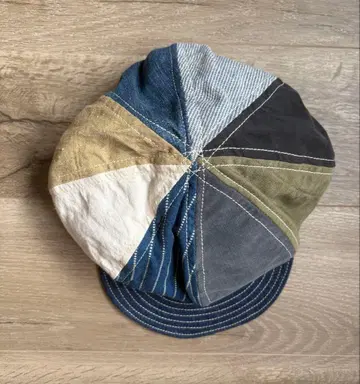 40s 빈티지 원단 리메이크 헌팅 캡 모자 빈티지