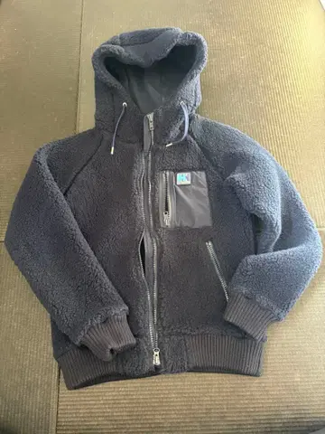 헬리한센 다크 그레이 플리스 자켓 후드 보아 아우터