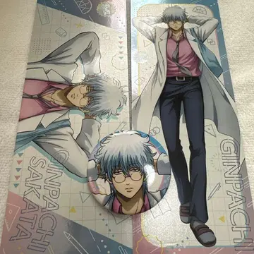 은혼 팝업 이온 한정판 캔뱃지 가죽 티켓 사카타 긴토키 사카타 긴파치