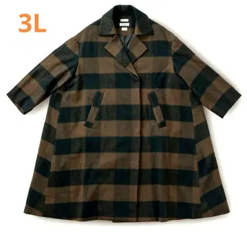 써니클라우드 ShuttleNotes kazumi 블록 체크 코트