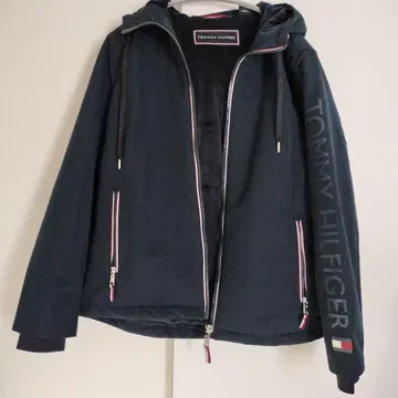 TOMMY HILFIGER 후드 부착 자켓 네이비