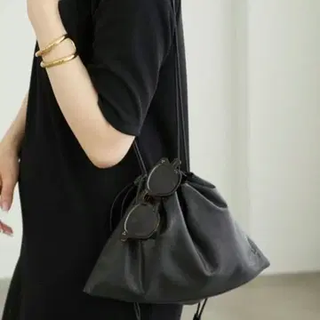 플라주 les tendre 레더 클러치 백 블랙