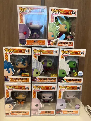 드래곤볼 슈퍼 Funko pop 8체 세트