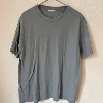 AURALEE 그레이 T셔츠 사이즈 3