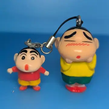 짱구는 못말려(크레용 신짱) 원작 그림 스트랩 레트로 시로이